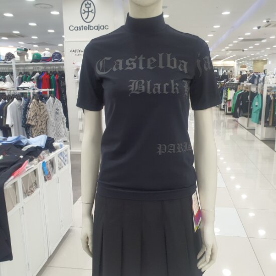 까스텔바작 캡슐라인 반팔 반넥티셔츠 BGDMTS803BK_이미지