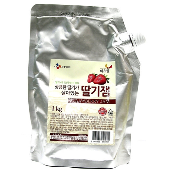 이츠웰 상큼한 딸기가 살아있는 딸기잼 1kg