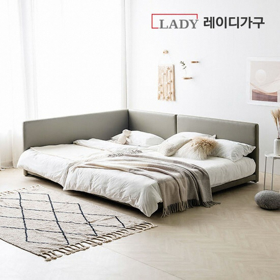  레이디가구 코쿤 슬림 가드1 저상형 패밀리침대 SS+SS [60T필로우탑독립]