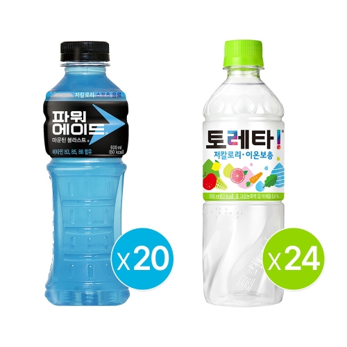 코카콜라음료 토레타 500ml x 24개 + 마운틴 블라스트 600ml x 20개_이미지