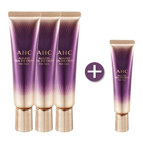  AHC 에이지리스 리얼 아이크림 포 페이스 30ml+12ml [30ml 3개+12ml 1개]