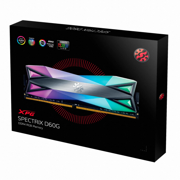 ADATA DDR4-4133 CL19-19-19 SPECTRIX D60G RGB 패키지 (16GB(8Gx2))_이미지