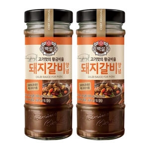 백설 돼지갈비 양념 500g (2개)_이미지