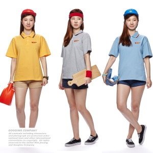 구김스 0149_ 플라이 배색 오버핏 반팔 카라티셔츠 G17MMKT502