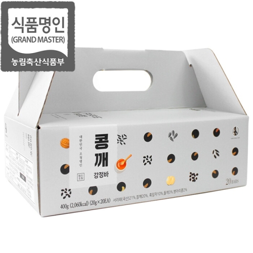 농업회사법인 강봉석조청 콩깨강정바 20g_이미지