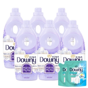 다우니 향수 컬렉션 화이트 머스크 1L (6개)_이미지