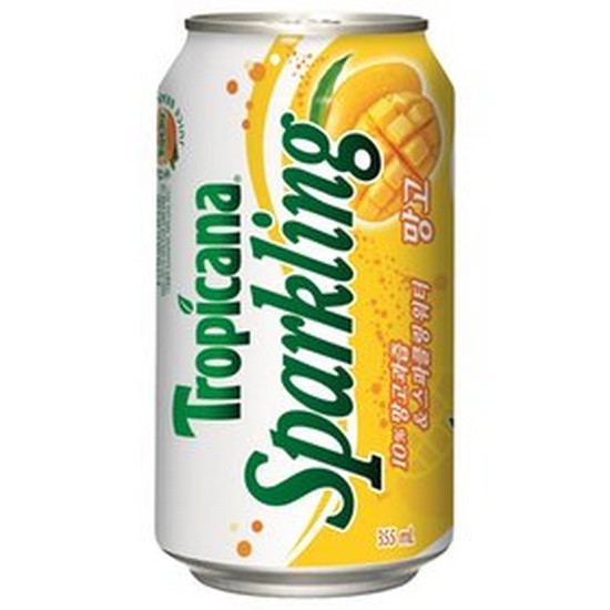 롯데칠성음료 트로피카나 스파클링 망고 355ml (1개)