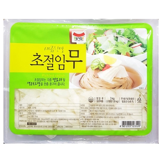 일미농수산 일가집 초절임무 3kg (4개)_이미지