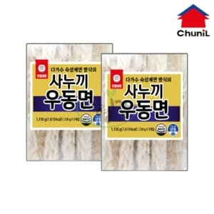 천일식품 천일 사누끼 냉동 <b>우동</b>면 1.15kg x 2개