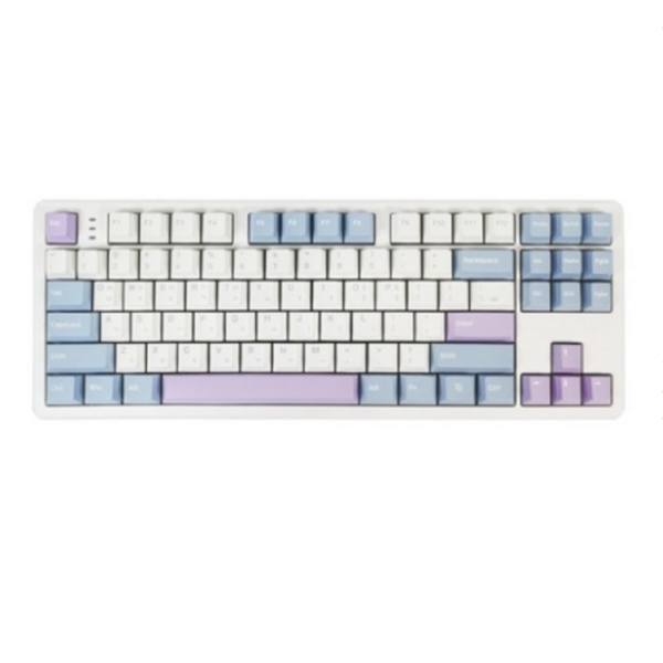 QSENN Q87 PBT 유무선 기계식 블루퍼플 (퍼플축)_이미지