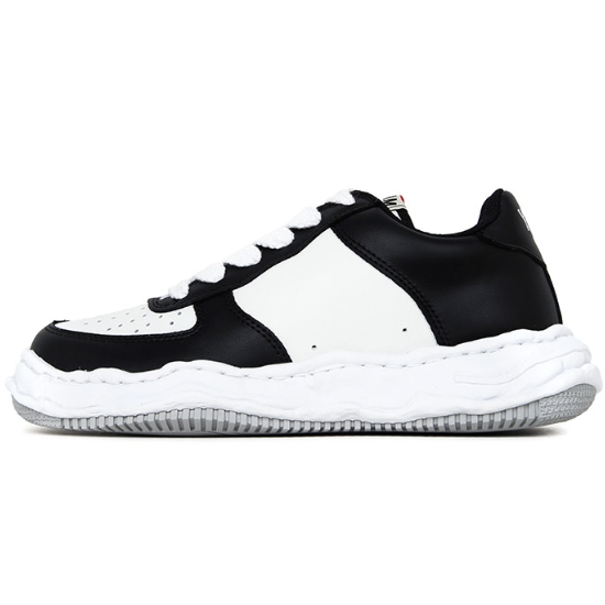 메종미하라야스히로 웨인 OG솔 레더 스니커즈 A08FW706 (블랙)