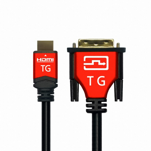 TG삼보 HDMI to DVI Ver 1.4a 클래식 레드 케이블