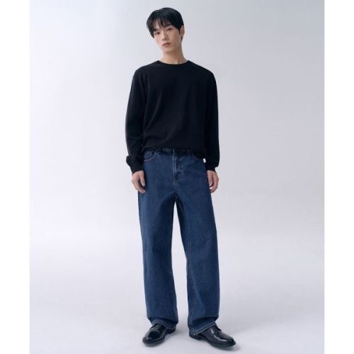 무신사 무신사 스탠다드 STANDARD 와이드 데님 팬츠 미디엄 인디고 200942