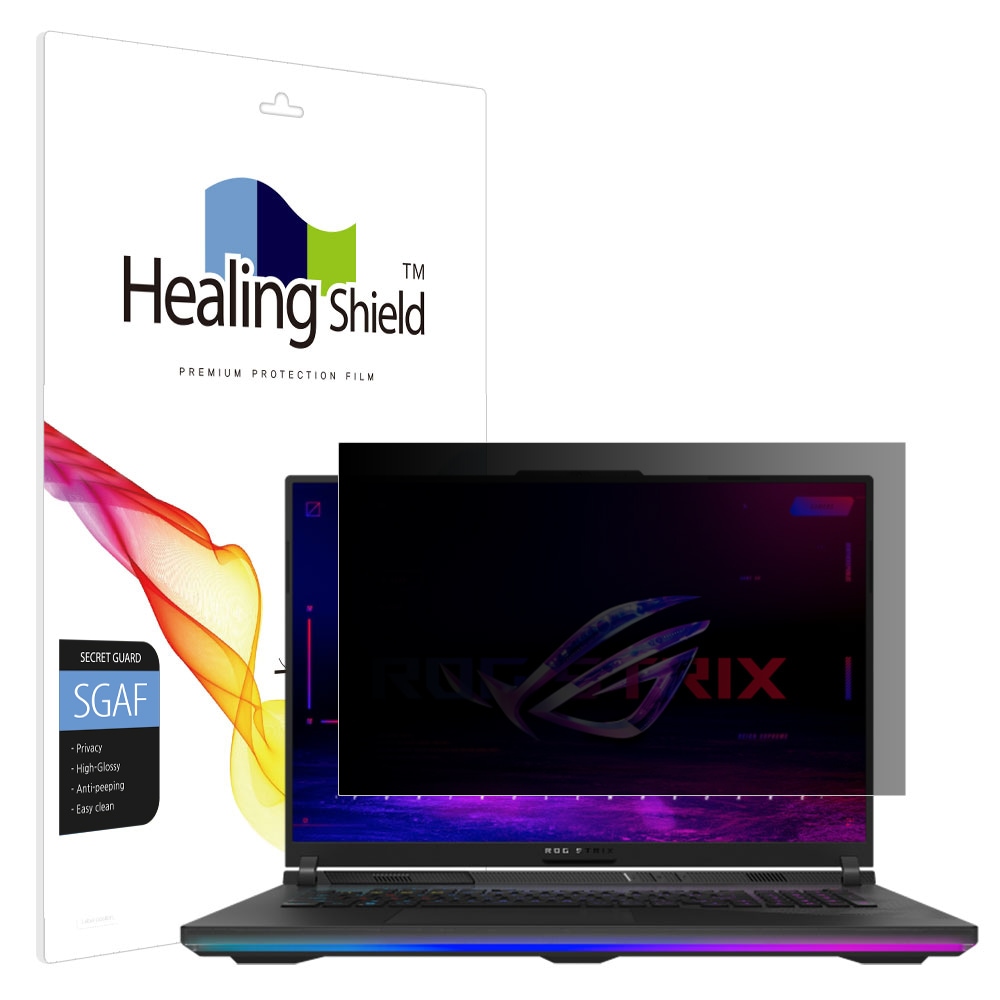 폰트리 힐링쉴드 ASUS ROG STRIX SCAR 18 2024 프라이버시 고광택 사생활 보호필름_이미지