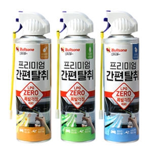 불스원 살라딘 스프레이 에어컨 히터 간편 탈취제/살라딘 에어컨히터 훈증 살균캔/담배냄새제거/세균제거_이미지
