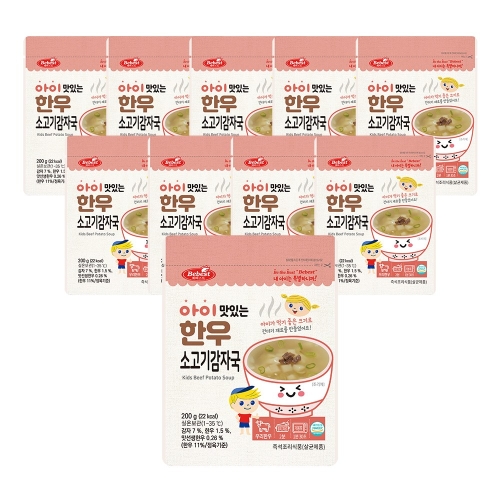 베베스트 아이 맛있는 한우 소고기 감자국 200g (10개)_이미지