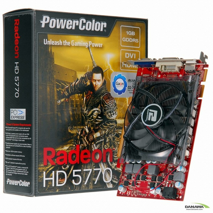 PowerColor 라데온 HD 5770 엔도르핀 HDMI D5 1GB_이미지