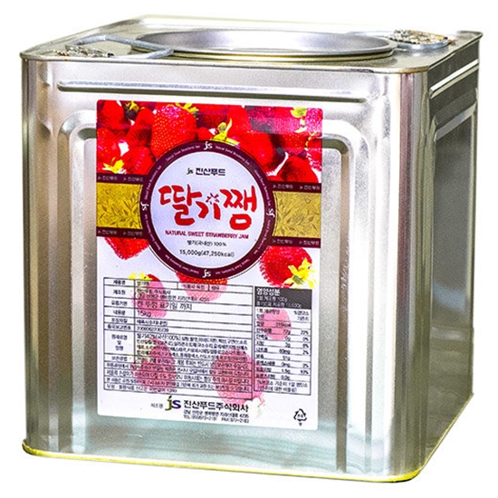진산푸드 딸기쨈 15kg (1개)_이미지