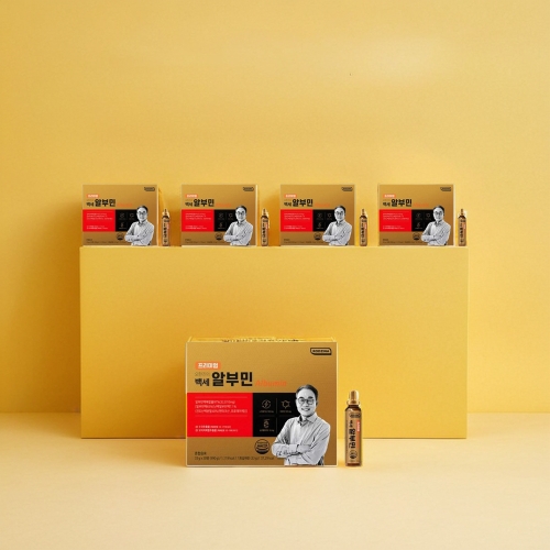 지케이라이프 프리미엄 오한진의 백세 알부민 33g 30병 (5개)