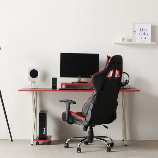 케어퍼니처 유피 철제 다리 책상