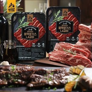 참바다영어조합법인 레이먼킴 블랙앵거스 LA갈비 400g (3개)_이미지