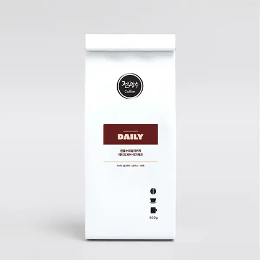 전광수커피 전광수데일리커피 원두 에디오피아 500g [1개]