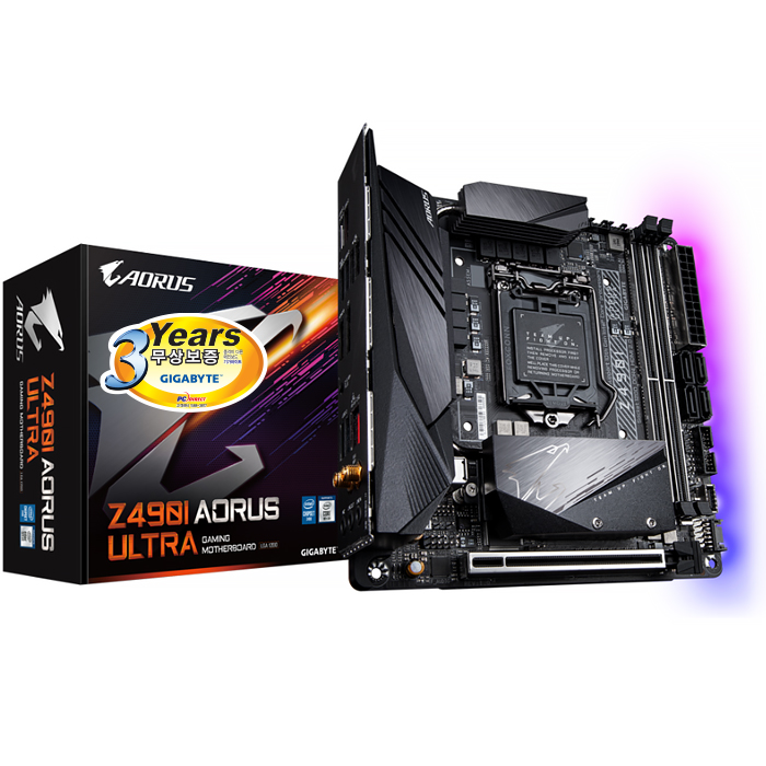 GIGABYTE Z490I AORUS ULTRA 피씨디렉트