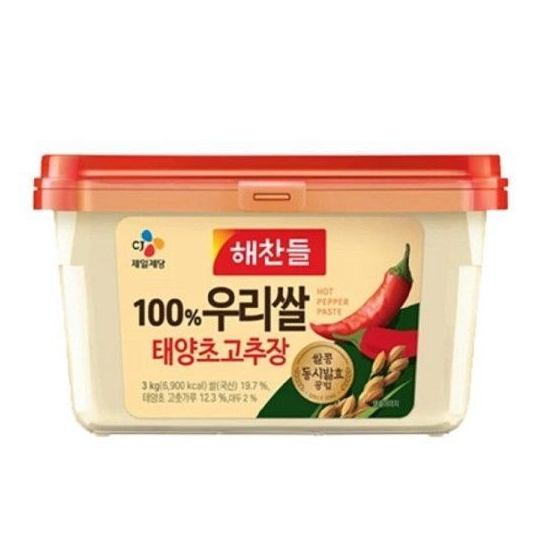 해찬들 100% 우리쌀 태양초고추장 3kg (1개)_이미지