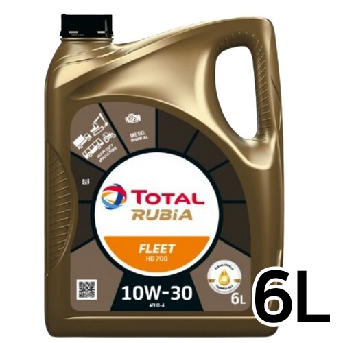 토탈 루비아 플릿 HD 700 10W30 6L (1개)