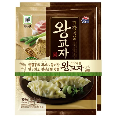 사조대림 대림선 건강곡물 왕교자 350g (12개)