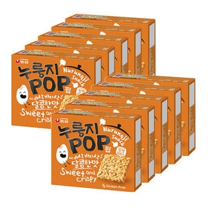 농심 누룽지팝 달콤한맛 142g (10개)