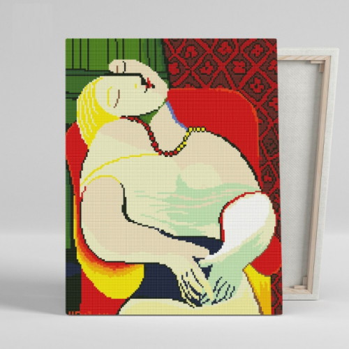 아이러브페인팅 DIY 캔버스형 보석십자수 피카소의 꿈_이미지