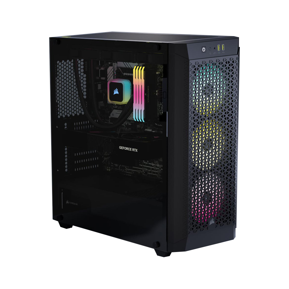 CORSAIR 480T RGB Airflow Tempered Glass (블랙)_이미지
