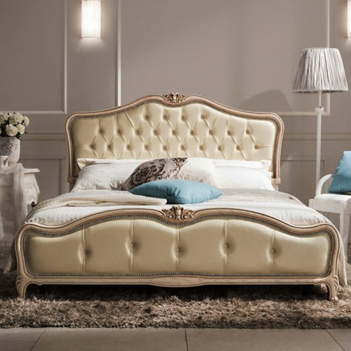  웨스트프롬 럭셔리쉬폰 침대 베이지 Q [F7]