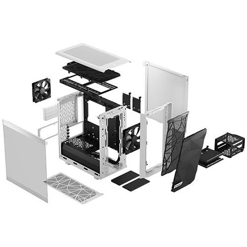 Fractal Design Meshify 2 Mini Clear 강화유리 (화이트)_이미지