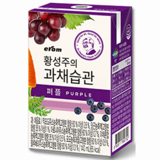 이롬 황성주 박사의 과채습관 퍼플 140ml (48개)_이미지