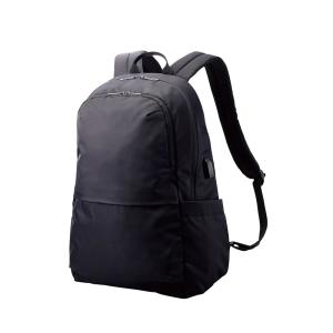 엘레컴 BM F05XBK 비즈니스 백팩 가방 14인치 21L 발수 에어메쉬백 USB포트 블랙 일본 상품