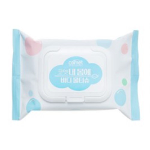 코멧 내 몸에 바디 물티슈 캡형 20매