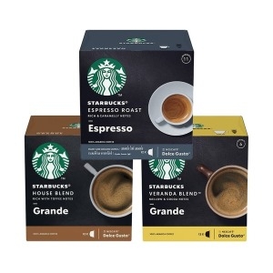 스타벅스 돌체구스토 네스카페 캡슐커피 3종 6팩 (총72캡슐)