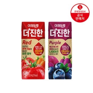롯데 야채듬뿍 더 진한 2종 125mlx24팩_이미지