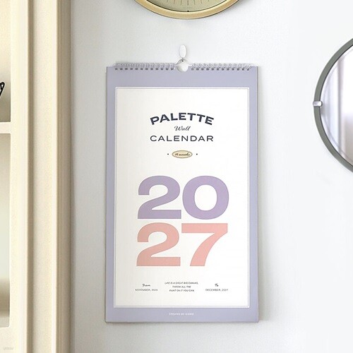아이코닉 2027 팔레트 월 캘린더_이미지