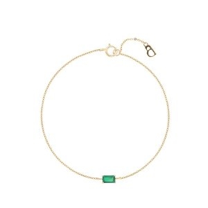 이랜드 로이드 10K 에메랄드컷 랩에메랄드 팔찌 LWF25007D_이미지