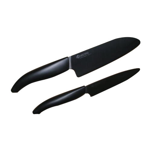 교세라 세라믹 블랙날 주방칼 2종_이미지
