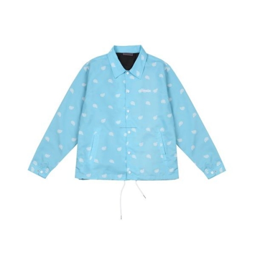 코치 아케인펑크 페이즐리 로고 자켓 스카이 블루 1921991