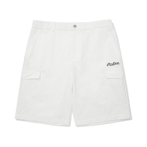 말본골프 플래그 하프 팬츠 M6121PHP03WHT_이미지