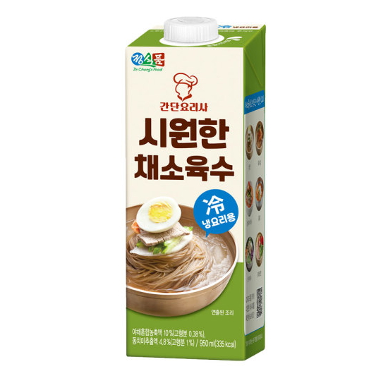 정식품 간단요리사 시원한 채소육수 950ml (8개)_이미지