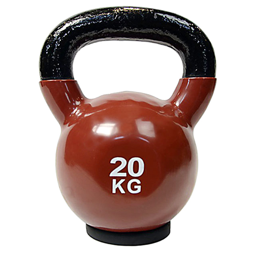 넥스스포츠 컬러 고무코팅 케틀벨 (20kg)