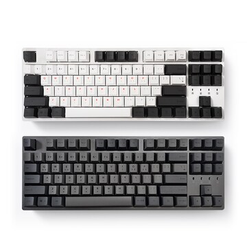 DURGOD 토러스 K320KR 텐키리스 투톤 키보드 (카라멜, 저소음 적축)