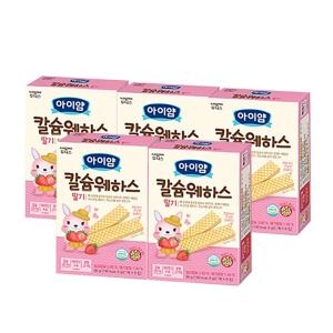 일동후디스 칼슘 웨하스 딸기 36g (5개)_이미지