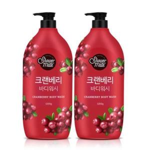 샤워메이트 내추럴 바디워시 크랜베리(구) 1200g (2개)_이미지